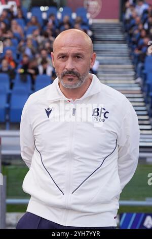 Roma, Italien. November 2024. Bolognas Cheftrainer Vincenzo Italiano während des EniLive-Fußballspiels der Serie A zwischen Roma und Bologna im Olympiastadion in Rom, Italien - Sonntag, 10. November 2024 - Sport Soccer ( Foto: Alfredo Falcone/LaPresse ) Credit: LaPresse/Alamy Live News Stockfoto