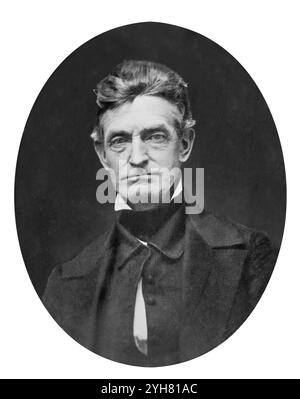 John Brown. Erstellt zwischen 1846 und 1850. Unbekannter Fotograf. Stockfoto