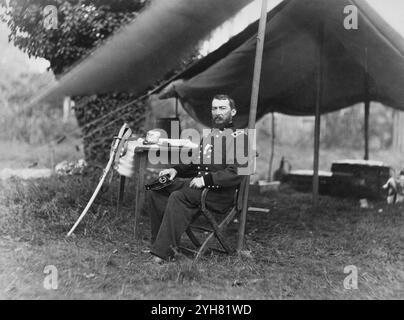 Unions-Armee-Kavallerie-General Philip Sheridan. Erstellt zwischen 1861 und 1865. Möglicherweise 1864. Stockfoto