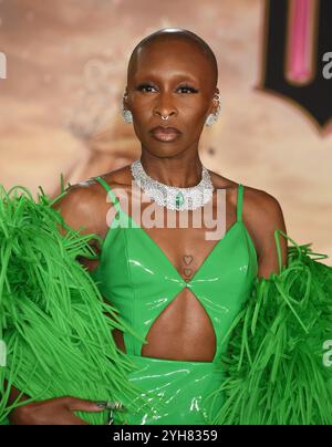 Los Angeles, USA. November 2024. Cynthia Erivo kam am 9. November 2024 zur „Wicked“ Los Angeles Premiere im Dorothy Chandler Pavilion in Los Angeles, KALIFORNIEN. © Janet Gough/AFF-USA. COM Credit: AFF/Alamy Live News Stockfoto