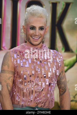 Los Angeles, USA. November 2024. Frankie Grande kam am 9. November 2024 zur „Wicked“ Los Angeles Premiere im Dorothy Chandler Pavilion in Los Angeles, KALIFORNIEN. © Janet Gough/AFF-USA. COM Credit: AFF/Alamy Live News Stockfoto