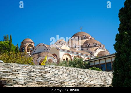 Erzengel-Michael-Kloster auf der Insel Thassos, Griechenland Stockfoto