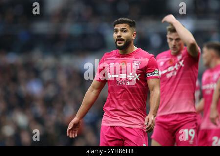 LONDON, Großbritannien - 10. November 2024: Sam Morsy aus Ipswich Town während des Premier League-Spiels zwischen Tottenham Hotspur FC und Ipswich Town FC im Tottenham Hotspur Stadium (Credit: Craig Mercer/ Alamy Live News) Stockfoto