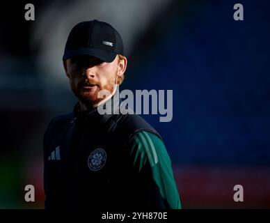 Kilmarnock, Schottland. 10. November 2024; Rugby Park, Kilmarnock, Schottland: Scottish Premiership Football, Kilmarnock versus Celtic; Liam Scales of Celtic Credit: Action Plus Sports Images/Alamy Live News Stockfoto