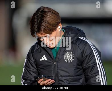 Kilmarnock, Schottland. 10. November 2024; Rugby Park, Kilmarnock, Schottland: Scottish Premiership Football, Kilmarnock versus Celtic; Kyogo Furuhashi von Celtic Credit: Action Plus Sports Images/Alamy Live News Stockfoto