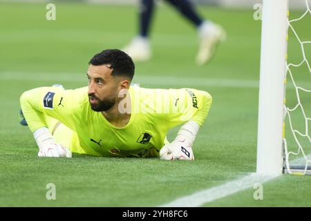 Silkeborg, Dänemark. November 2024. Paul Izzo (Randers 1), als Silkeborg am Sonntag, den 10. November 2024, im JYSK Park in Silkeborg, am Sonntag, den 10. November 2024, in der Superliga auf Randers FC trifft. (Foto: Claus Fisker/Ritzau Scanpix) Credit: Ritzau/Alamy Live News Stockfoto