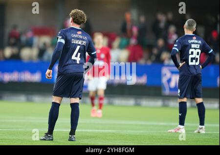 Silkeborg, Dänemark. November 2024. Silkeborg trifft auf Randers FC in der Superliga am Sonntag, den 10. November 2024, im JYSK Park in Silkeborg am Sonntag, den 10. November 2024. (Foto: Claus Fisker/Ritzau Scanpix) Credit: Ritzau/Alamy Live News Stockfoto