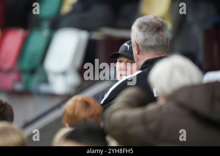 Silkeborg, Dänemark. November 2024. Rasmus Bertelsen (Randers Coach), als Silkeborg am Sonntag, den 10. November 2024, im JYSK Park in Silkeborg, am Sonntag, den 10. November 2024, in der Superliga auf Randers FC trifft. (Foto: Claus Fisker/Ritzau Scanpix) Credit: Ritzau/Alamy Live News Stockfoto