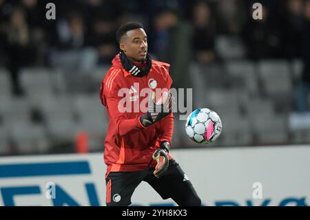 Aarhus, Dänemark. November 2024. Superligakampen mellem AGF og FC Koebenhavn paa Ceres Park i Aarhus soendag den 10. november 2024. Quelle: Ritzau/Alamy Live News Stockfoto