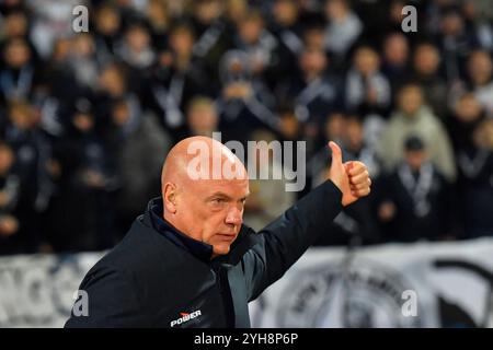 Aarhus, Dänemark. November 2024. Superligakampen mellem AGF og FC Koebenhavn paa Ceres Park i Aarhus soendag den 10. november 2024. Quelle: Ritzau/Alamy Live News Stockfoto