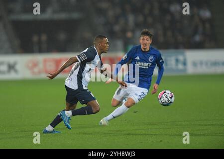 Aarhus, Dänemark. November 2024. Superligakampen mellem AGF og FC Koebenhavn paa Ceres Park i Aarhus soendag den 10. november 2024. Quelle: Ritzau/Alamy Live News Stockfoto