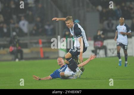 Aarhus, Dänemark. November 2024. Superligakampen mellem AGF og FC Koebenhavn paa Ceres Park i Aarhus soendag den 10. november 2024. Quelle: Ritzau/Alamy Live News Stockfoto