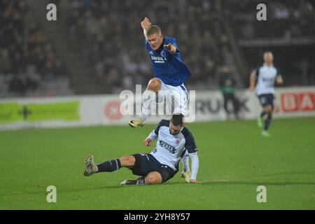 Aarhus, Dänemark. November 2024. Superligakampen mellem AGF og FC Koebenhavn paa Ceres Park i Aarhus soendag den 10. november 2024. Quelle: Ritzau/Alamy Live News Stockfoto