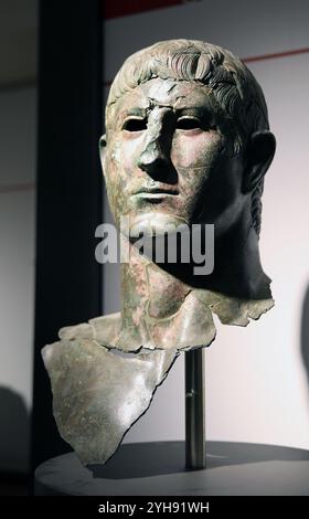 Lucius Cornelius Pusio, römischer Senator. Die Statue wurde von dem hundertjährigen Marcus Vibrius Marcellus angeboten. Rom. 1. Jahrhundert. Nationales Römisches Museum. Rom. Stockfoto