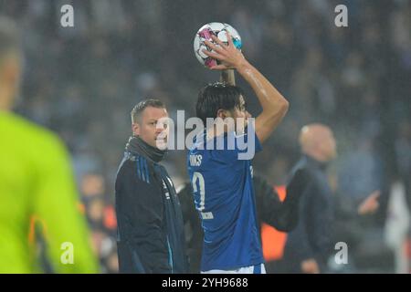 Aarhus, Dänemark. November 2024. Superligakampen mellem AGF og FC Koebenhavn paa Ceres Park i Aarhus soendag den 10. november 2024. Quelle: Ritzau/Alamy Live News Stockfoto