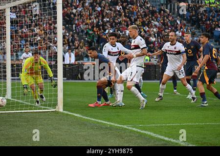 Stadio Olimpico, Rom, Italien. November 2024. Fußball der Serie A; Roma gegen Bologna; Santiago Castro aus Bolognia erzielt in der 25. Minute das Tor für 0-1. Credit: Action Plus Sports/Alamy Live News Stockfoto