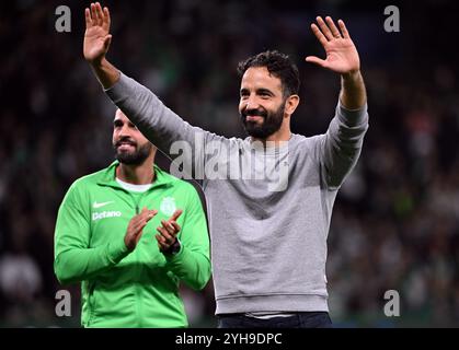 Aktenfoto vom 11/24 von Ruben Amorim, der am Montag in England eintreffen wird, als Manchester United's neuer Cheftrainer auf die Bearbeitung seiner Arbeitsgenehmigung wartet, versteht die Nachrichtenagentur PA. Ausgabedatum: Sonntag, 10. November 2024. Stockfoto