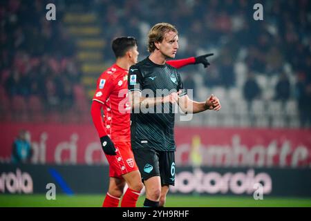 Monza, Italie. November 2024. Nicolo' Rovella (SS Lazio) während des italienischen Meisterschaftsspiels Serie A zwischen AC Monza und SS Lazio am 10. November 2024 im U-Power Stadion in Monza, Italien - Foto Morgese-Rossini/DPPI Credit: DPPI Media/Alamy Live News Stockfoto