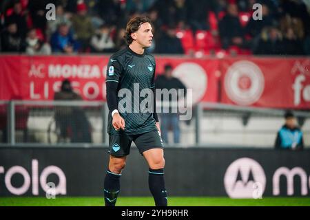 Monza, Italie. November 2024. Luca Pellegrini (SS Lazio) während des italienischen Meisterschaftsspiels Serie A zwischen AC Monza und SS Lazio am 10. November 2024 im U-Power Stadion in Monza, Italien - Foto Morgese-Rossini/DPPI Credit: DPPI Media/Alamy Live News Stockfoto