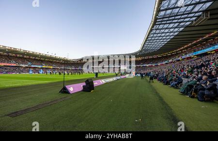 Edinburgh, Großbritannien. November 2024. Murrayfield Stadium während des Spiels der Autumn Nation Series im Murrayfield Stadium, Edinburgh. Der Bildnachweis sollte lauten: Neil Hanna/Sportimage Credit: Sportimage Ltd/Alamy Live News Stockfoto