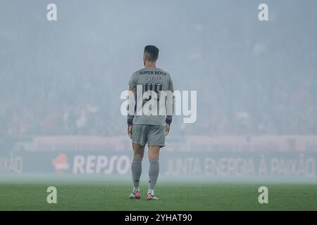 Lissabon, Portugal . November 2024. Lissabon, Portugal, 11. November 2024: Diogo Costa (99 FC Porto) in Aktion während des Liga Portugal Betclic Spiels zwischen SL Benfica gegen FC Porto im Estadio da Luz, Lissabon am 10. November 2024 (João Bravo /SPP) Credit: SPP Sport Press Photo. /Alamy Live News Stockfoto