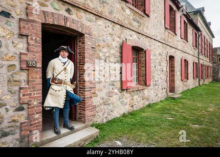 Festung Louisbourg   Louisbourg, Nova Scotia, CAN Stockfoto