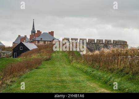 Festung Louisbourg   Louisbourg, Nova Scotia, CAN Stockfoto