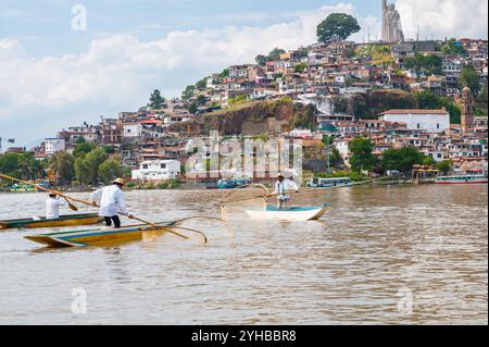 Wunderschöne Insel Janitzio, Patzcuaro, Michoacan Stockfoto