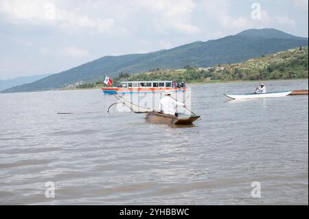 Wunderschöne Insel Janitzio, Patzcuaro, Michoacan Stockfoto