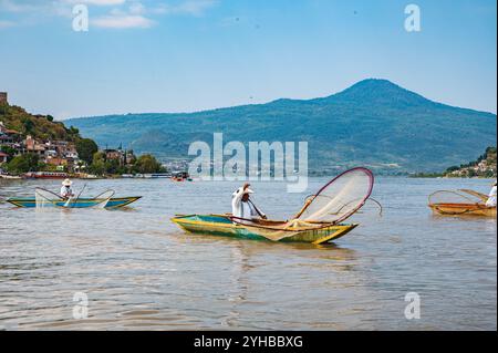 Wunderschöne Insel Janitzio, Patzcuaro, Michoacan Stockfoto