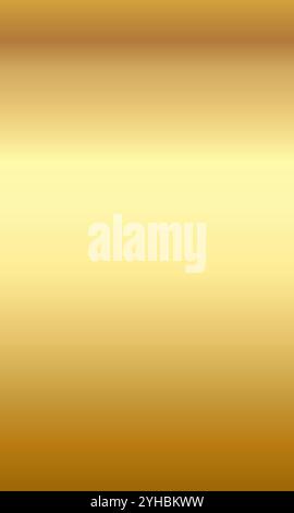 Glänzende Goldtapete mit abstraktem Metallic-Farbverlauf Stock Vektor