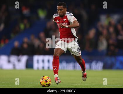 London, Großbritannien. November 2024. Jurrien Timber von Arsenal während des Premier League-Spiels in Stamford Bridge, London. Der Bildnachweis sollte lauten: Paul Terry/Sportimage Credit: Sportimage Ltd/Alamy Live News Stockfoto