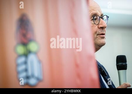 Francois Hollande ehemaliger Präsident der republik während seiner Rede auf dem Herbsttreffen der Sozialistischen Partei. Stockfoto