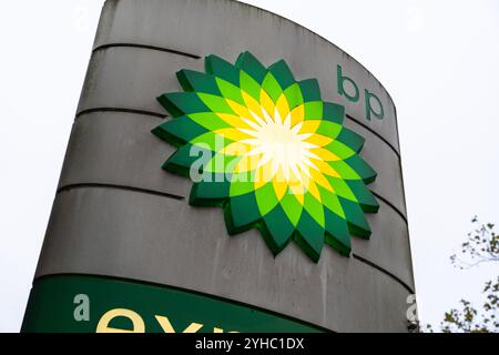 Voorschoten, Niederlande. BP Express Tankstelle am Voorschoterweg in Voorschoten. ANP / Hollandse Hoogte / Dylan Nieuwland niederlande Out - belgien Out Stockfoto