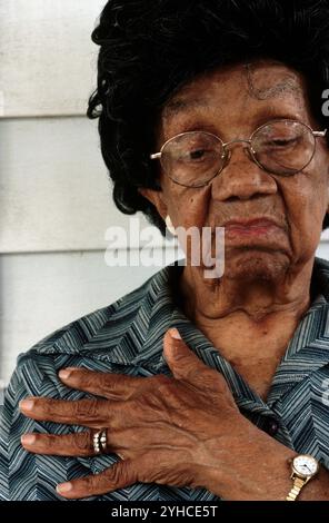 Porträt des afroamerikanischen Frau. Stockfoto
