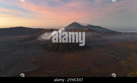 Sonnenaufgang in Mount Bromo (Indonesien) Stockfoto