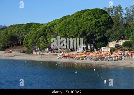 Leo Beach, Bucht in Santa Maria Navarrese, Sardinien, Itallien *** Leo Beach, Bucht in Santa Maria Navarrese, Sardinien, Italien Stockfoto