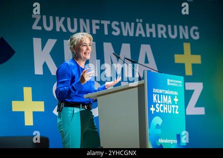 Berlin, Deutschland. November 2024. Dena Energy Transition Congress 2024. Rede von dena Managing Director Corinna Enders Credit: dpa/Alamy Live News Stockfoto