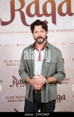 Madrid. Spanien. 20241111 nimmt Alvaro Morte am 11. November 2024 in Madrid, Spanien, am „Raqa“ Photocall im URSO Spa Hotel Teil Stockfoto