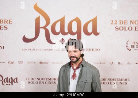 Madrid. Spanien. 20241111 nimmt Alvaro Morte am 11. November 2024 in Madrid, Spanien, am „Raqa“ Photocall im URSO Spa Hotel Teil Stockfoto