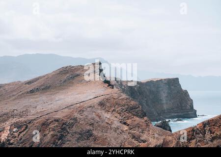 Atemberaubende Klippen von Ponta de São Lourenco auf der Insel Madeira Stockfoto