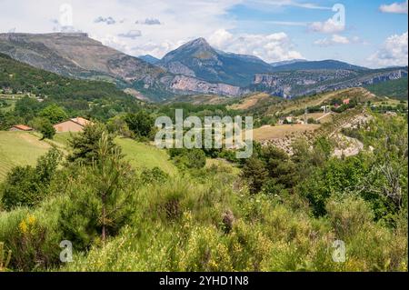 Die Schlucht des Verdon, die Schlucht des Flusses Verdon, gilt als einer der größten Schluchten Europas und touristischer Hotspot Frankreichs Stockfoto