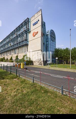 WDR-Sendezentrum an der Stromstraße in Düsseldorf, Landeshauptstadt, unabhängige Stadt, Nordrhein-Westfalen, Deutschland, Europa Stockfoto