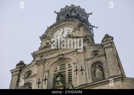 Kirche Eglise Sainte-Croix de Nantes, Stadtzentrum von Nantes, Departement Loire-Atlantique, Region Pays de la Loire, Frankreich, Europa Stockfoto