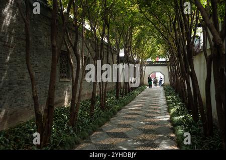 Geyuan Garden, Yangzhou, Provinz Jiangsu, China, Asien Stockfoto