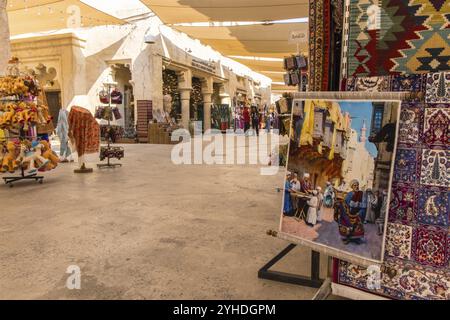 Dubai Old Town, Dubai, Vereinigte Arabische Emirate, Asien Stockfoto