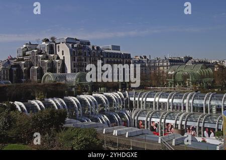 Frankreich, Paris, Les Halles Place (modernes Einkaufszentrum, das auf dem Marktplatz des Mittelalters vor dem Wiederaufbau erbaut wurde), Europa Stockfoto