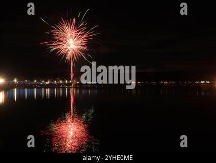 Millport Feuerwerk Weekend, Isle of Cumbrae Ayrshire Schottland Großbritannien. September 2024 Stockfoto