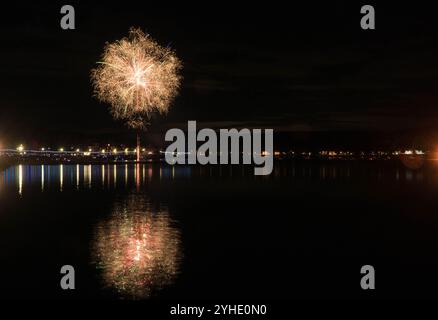 Millport Feuerwerk Weekend, Isle of Cumbrae Ayrshire Schottland Großbritannien. September 2024 Stockfoto