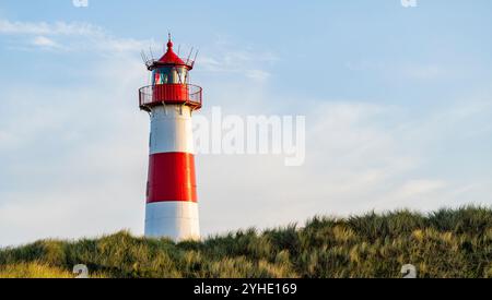 Leuchtturm in List auf Sylt, Deutschland Stockfoto